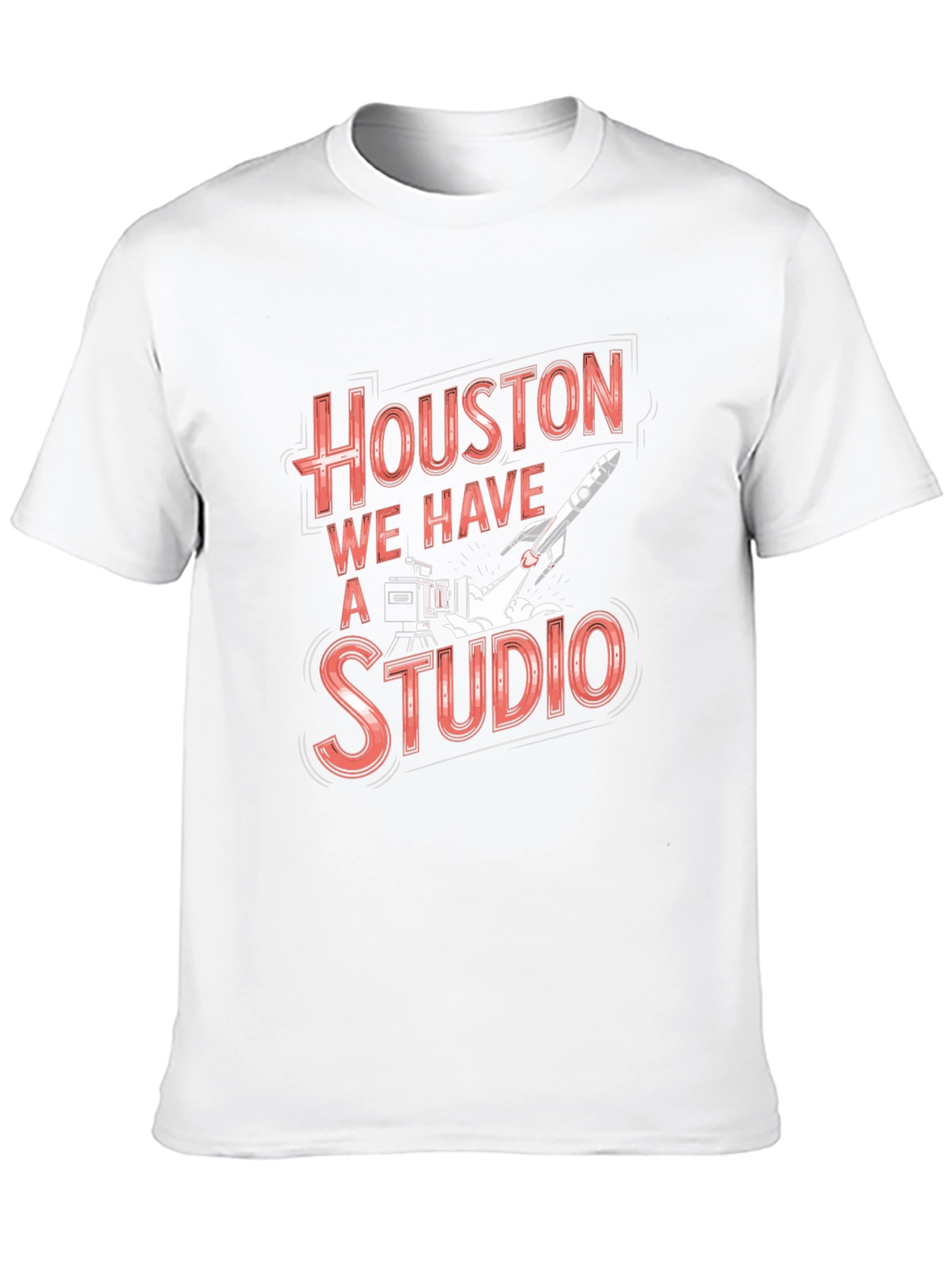 Houston We Have a Studio Black T-Shirt