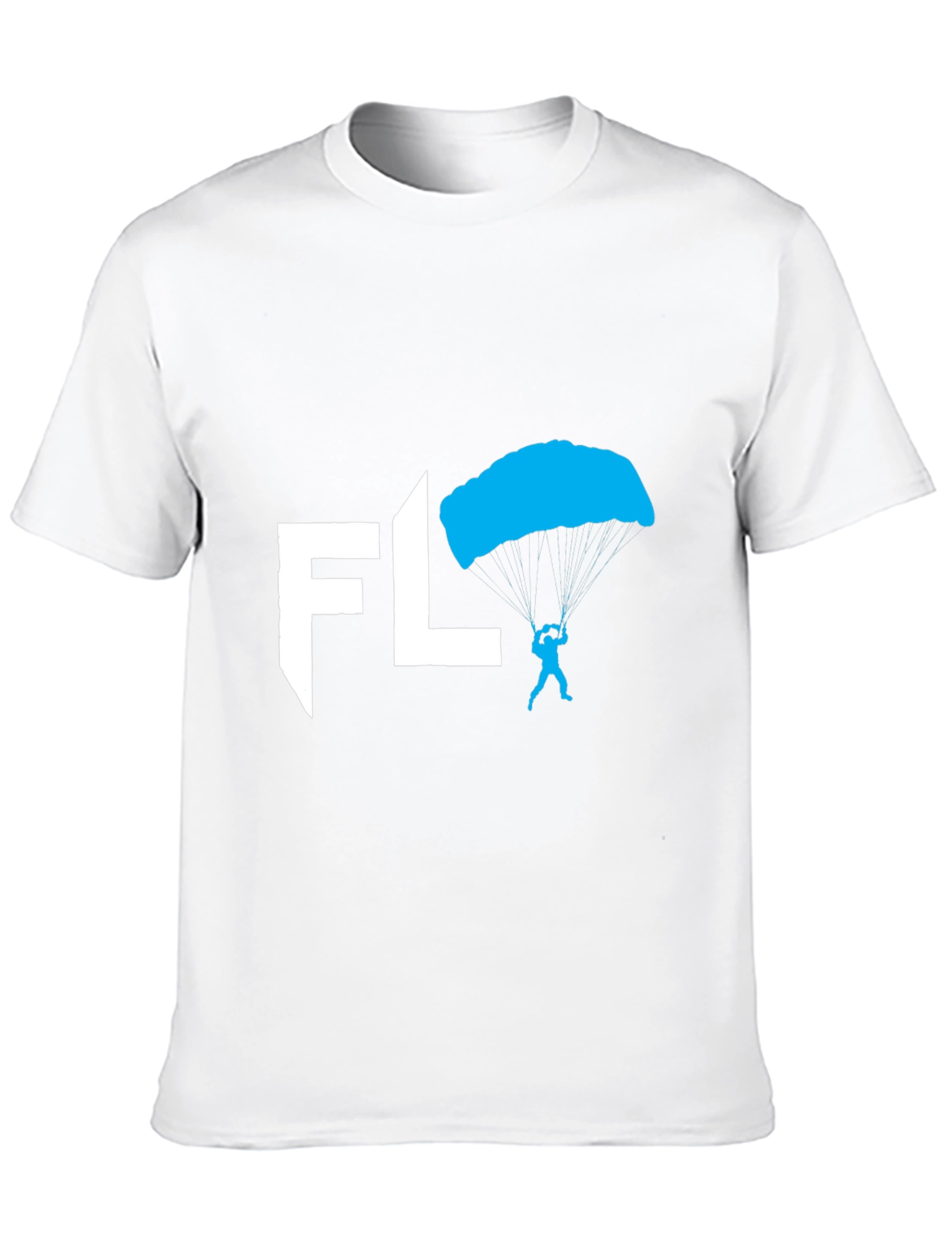 Skydiving FL T-Shirt - Black Cotton Tee