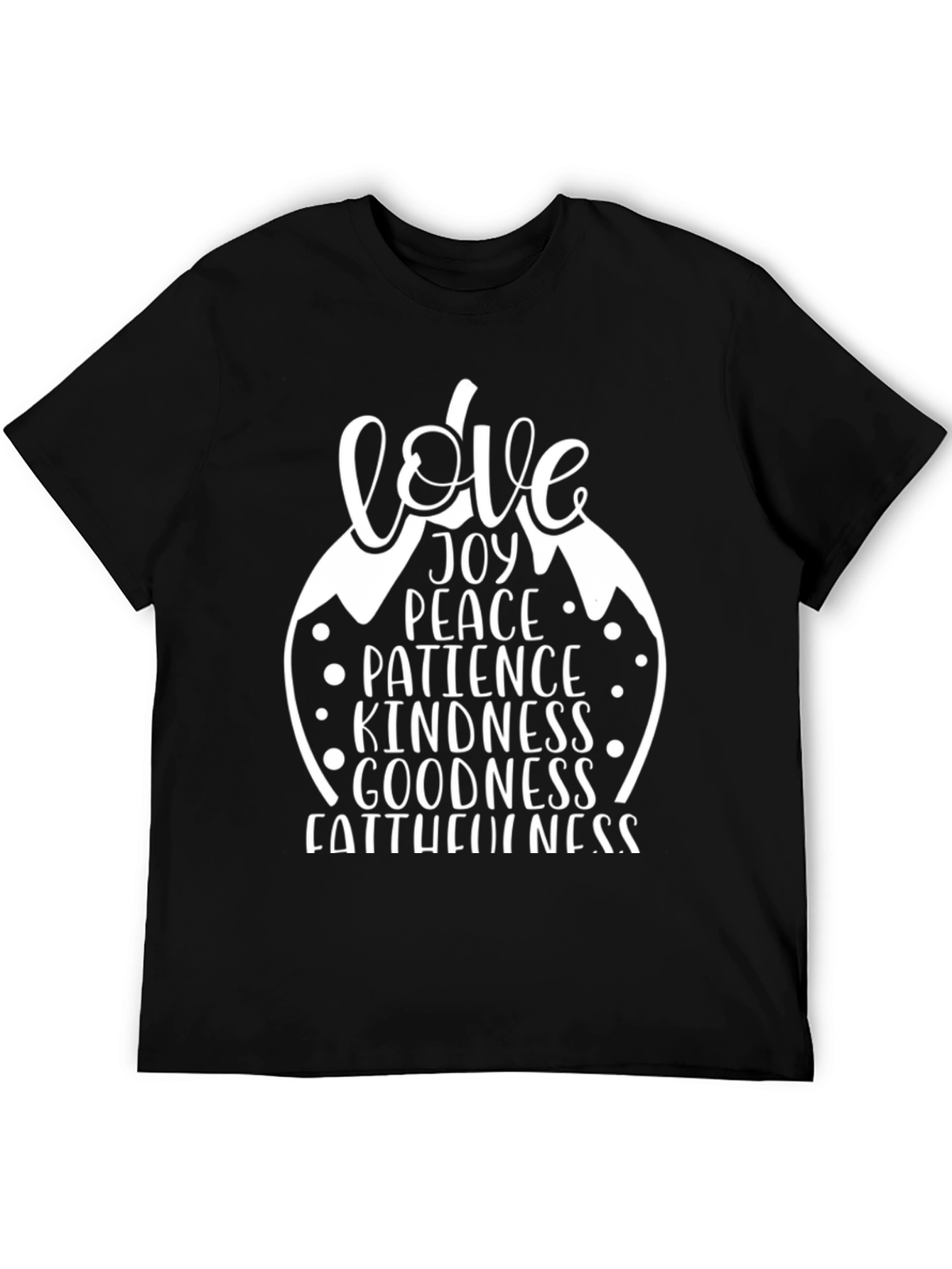 Love Joy Peace Graphic Tee - Faith Based Shirt
