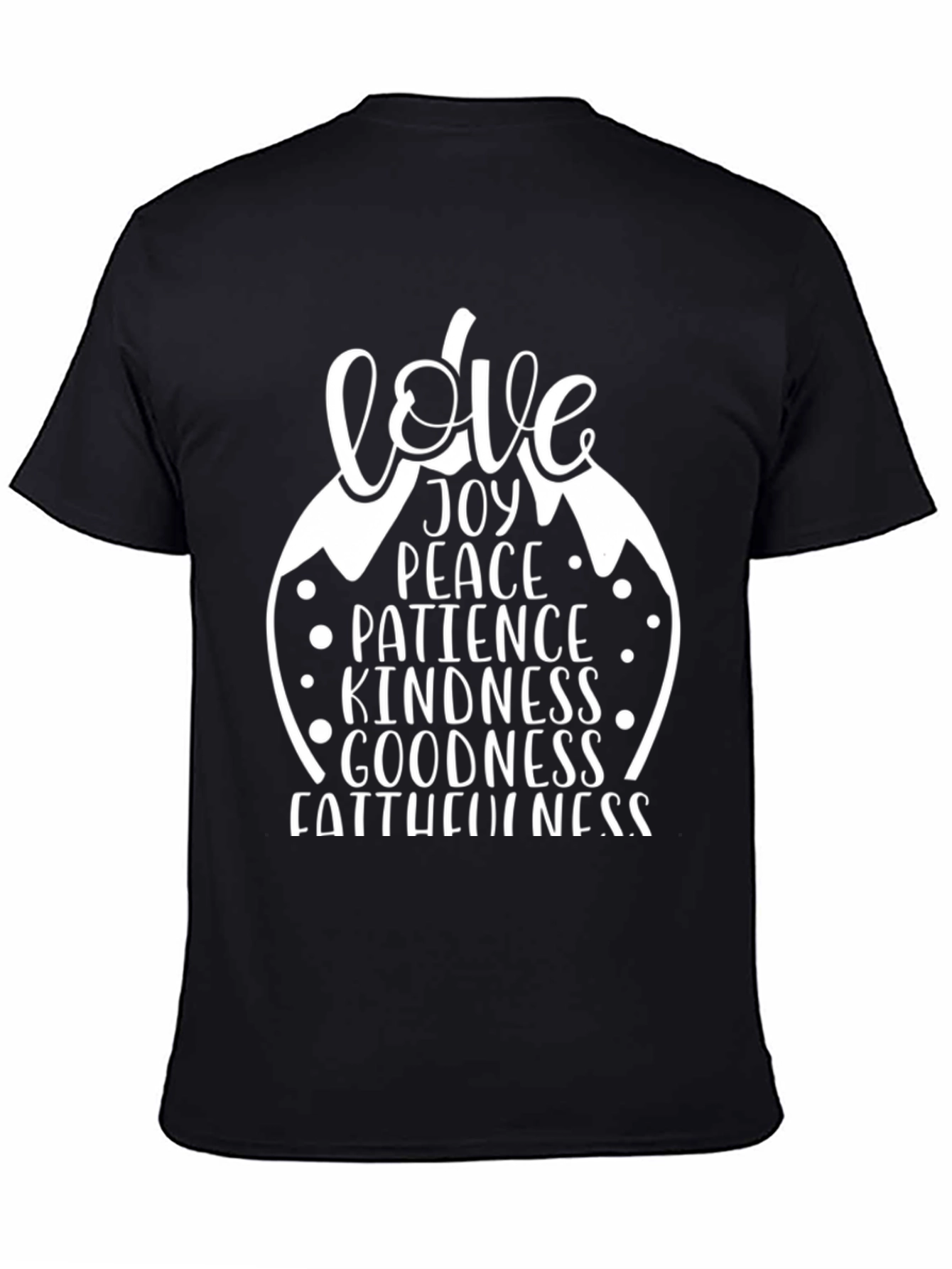 Love Joy Peace Graphic Tee - Faith Based Shirt