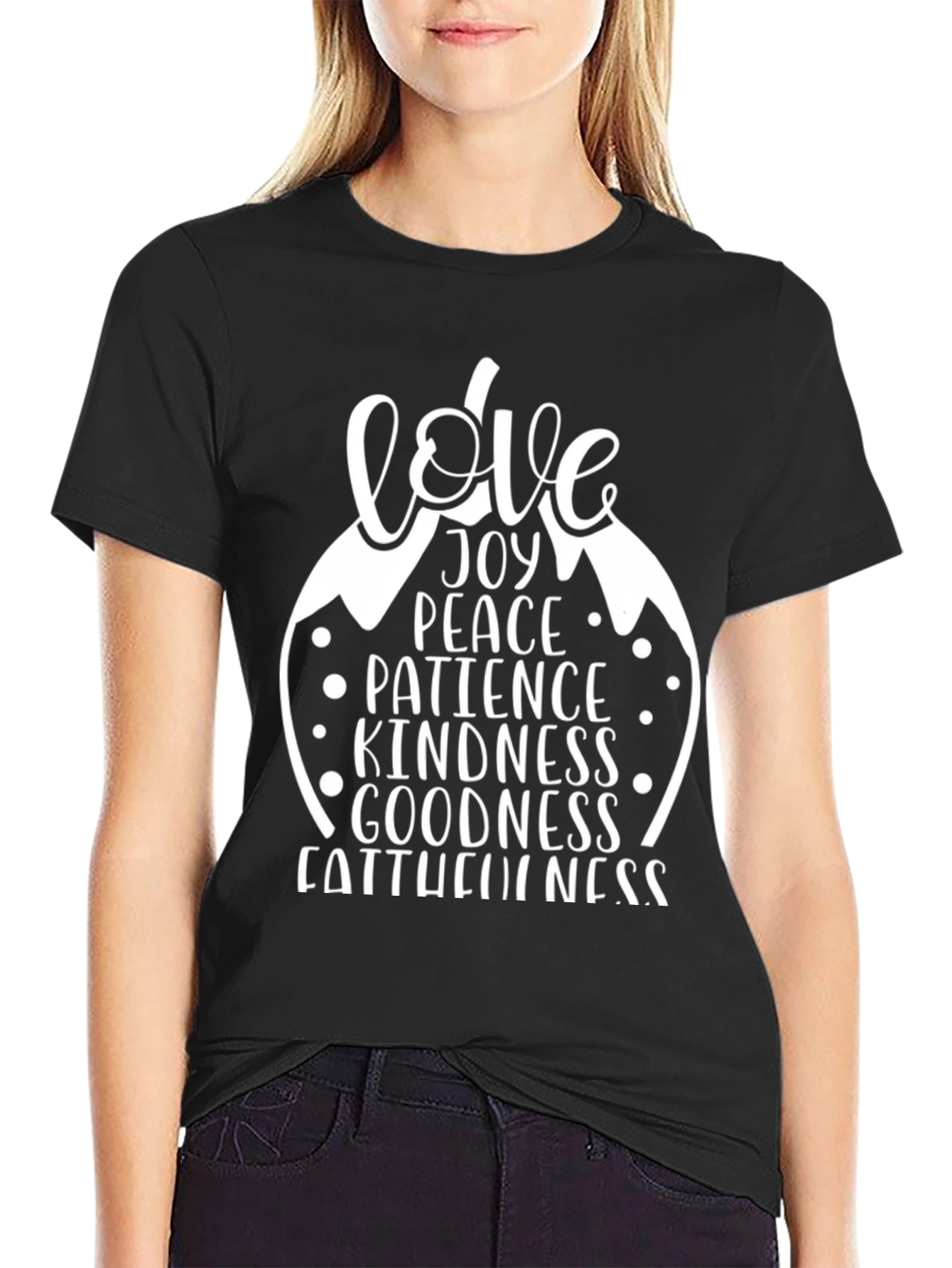 Love Joy Peace Graphic Tee - Faith Based Shirt