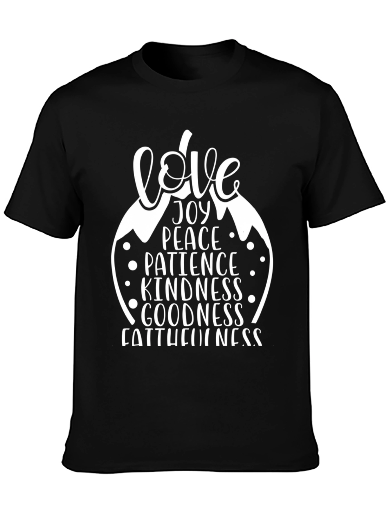 Love Joy Peace Graphic Tee - Faith Based Shirt