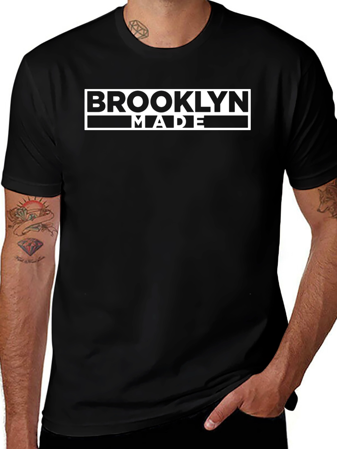 Brooklyn Made Black Graphic Tee