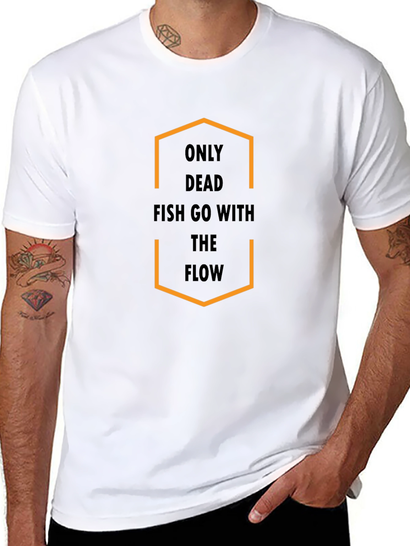 Only Dead Fish T-Shirt - Flow