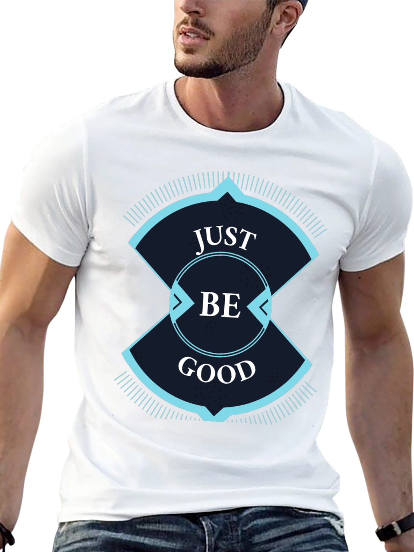 Just Be Good Graphic Tee - Trendy Casual Wear