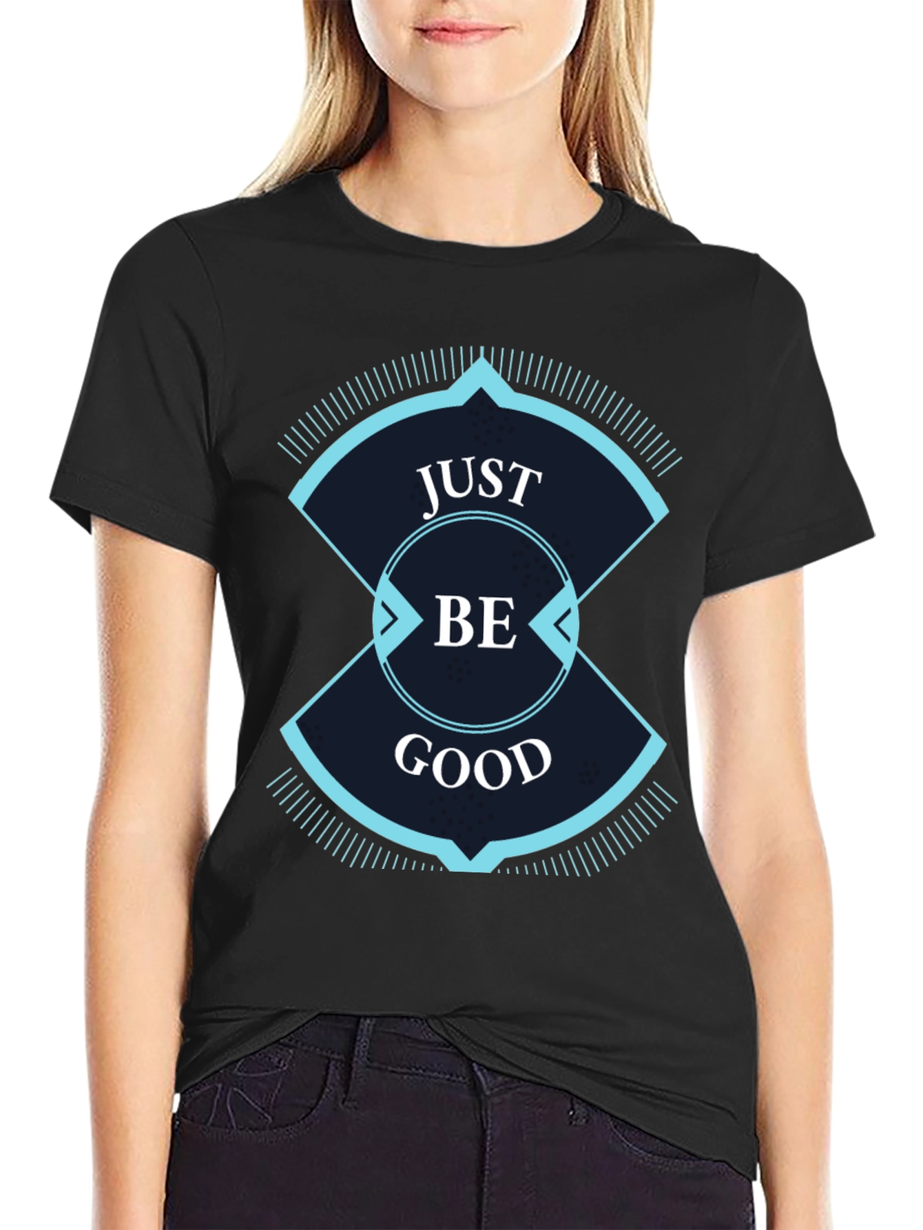 Just Be Good Graphic Tee - Trendy Casual Wear