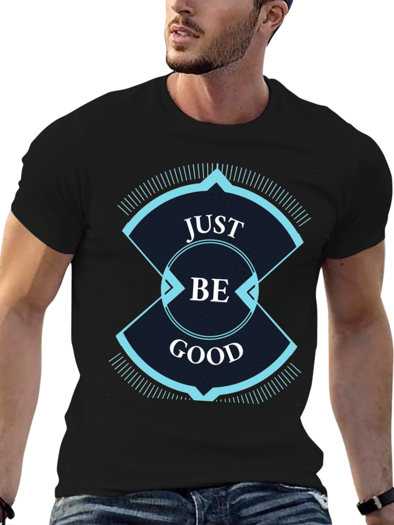 Just Be Good Graphic Tee - Trendy Casual Wear