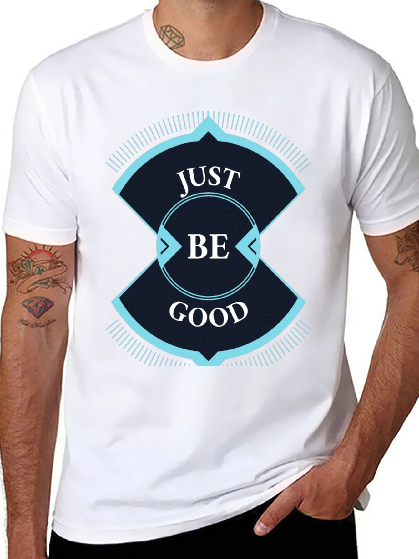 Just Be Good Graphic Tee - Trendy Casual Wear