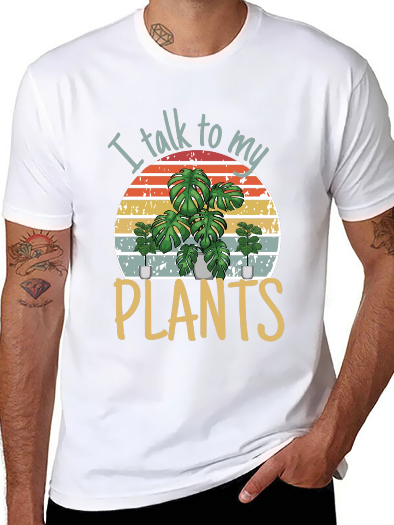 I Talk To My Plants Graphic Tee
