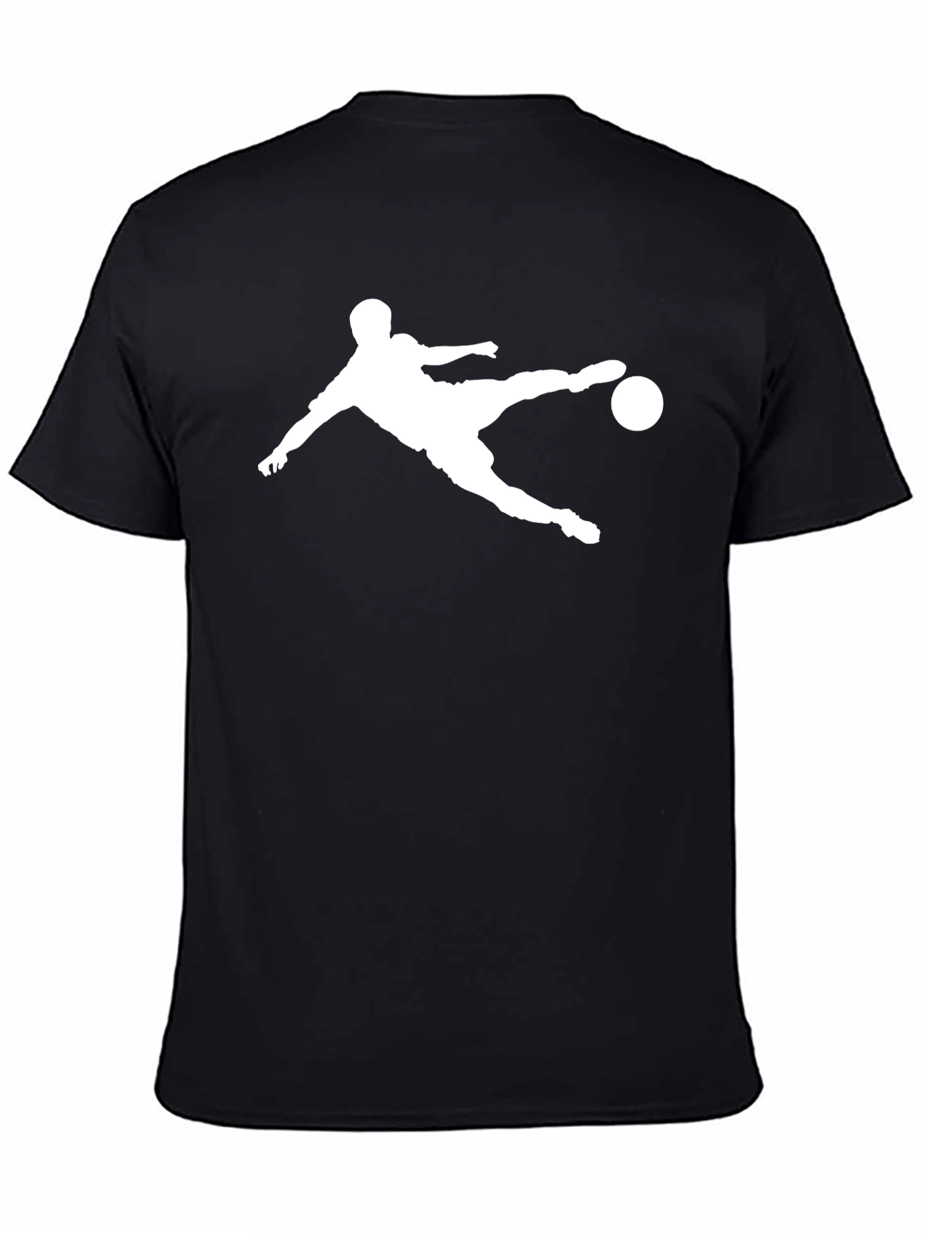 Soccer Kick Graphic T-Shirt - Black