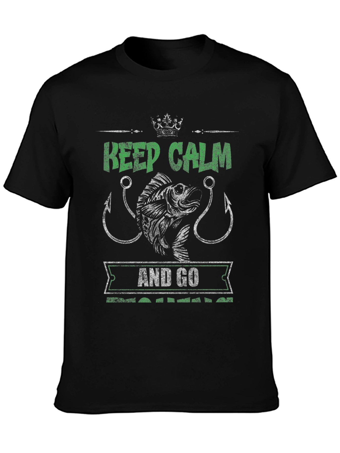 Keep Calm & Go Fishing T-Shirt - Angler Gift