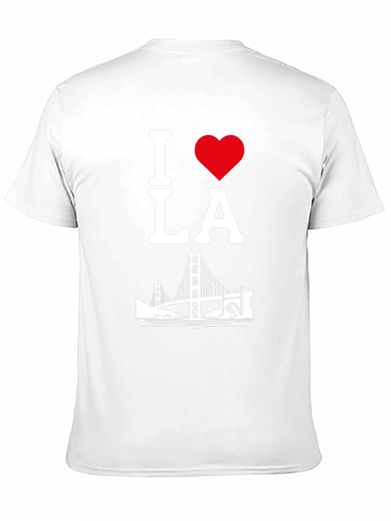 I Love LA T-Shirt - Black Cotton Blend