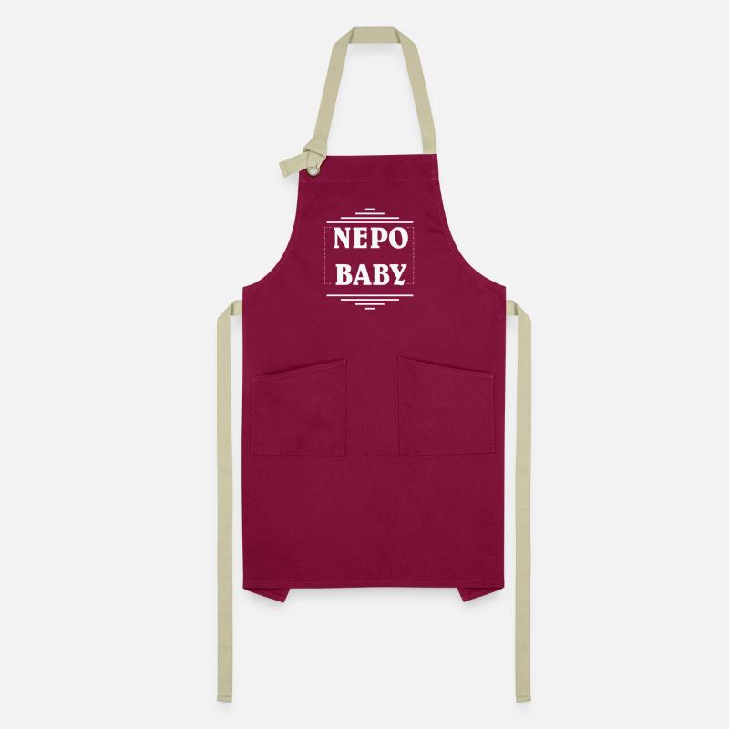 "nepo baby" in plain white letters - cos something