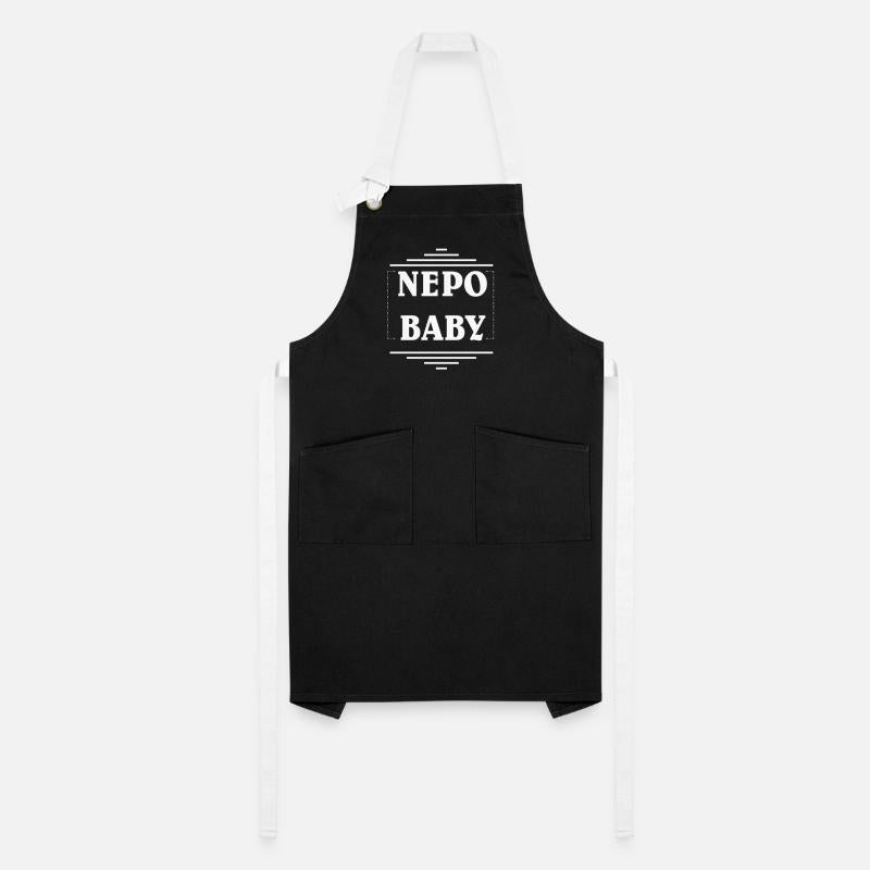 "nepo baby" in plain white letters - cos something