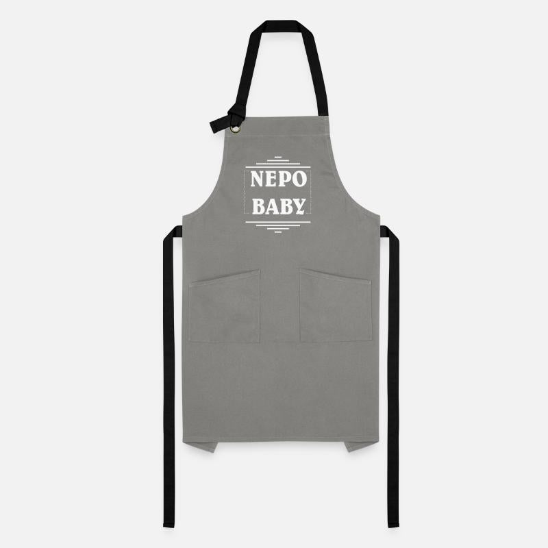 "nepo baby" in plain white letters - cos something