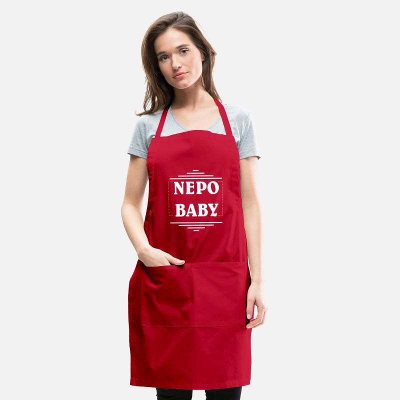 "nepo baby" in plain white letters - cos something