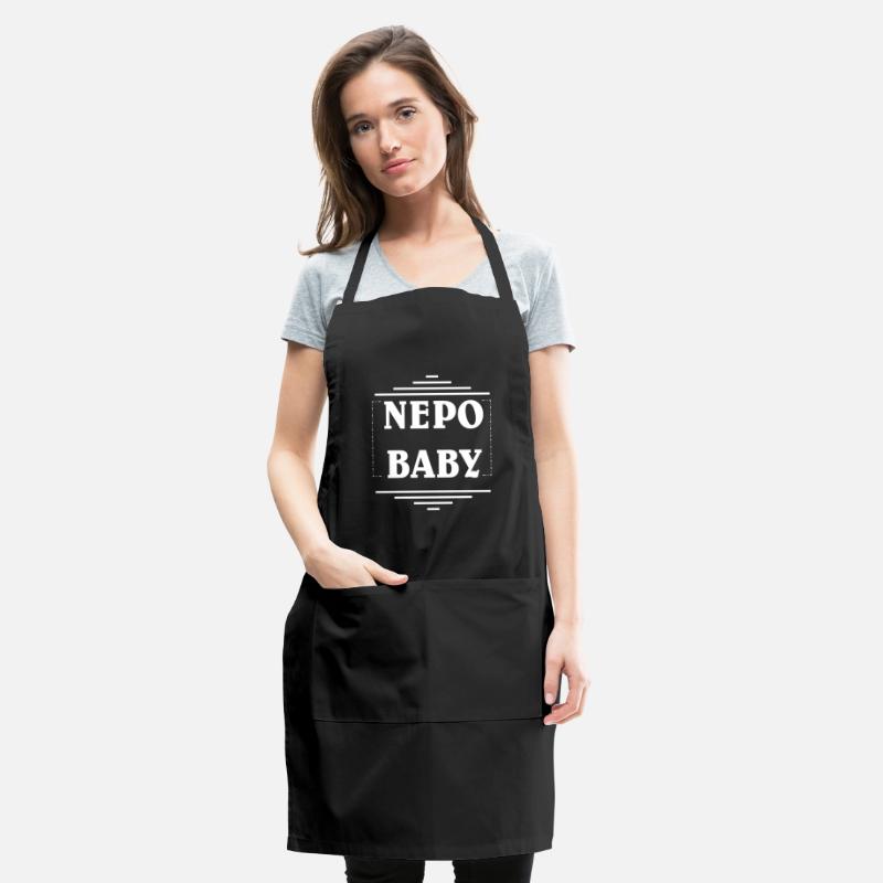 "nepo baby" in plain white letters - cos something