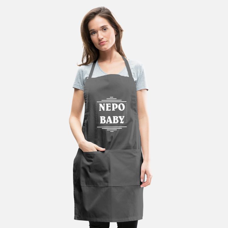 "nepo baby" in plain white letters - cos something