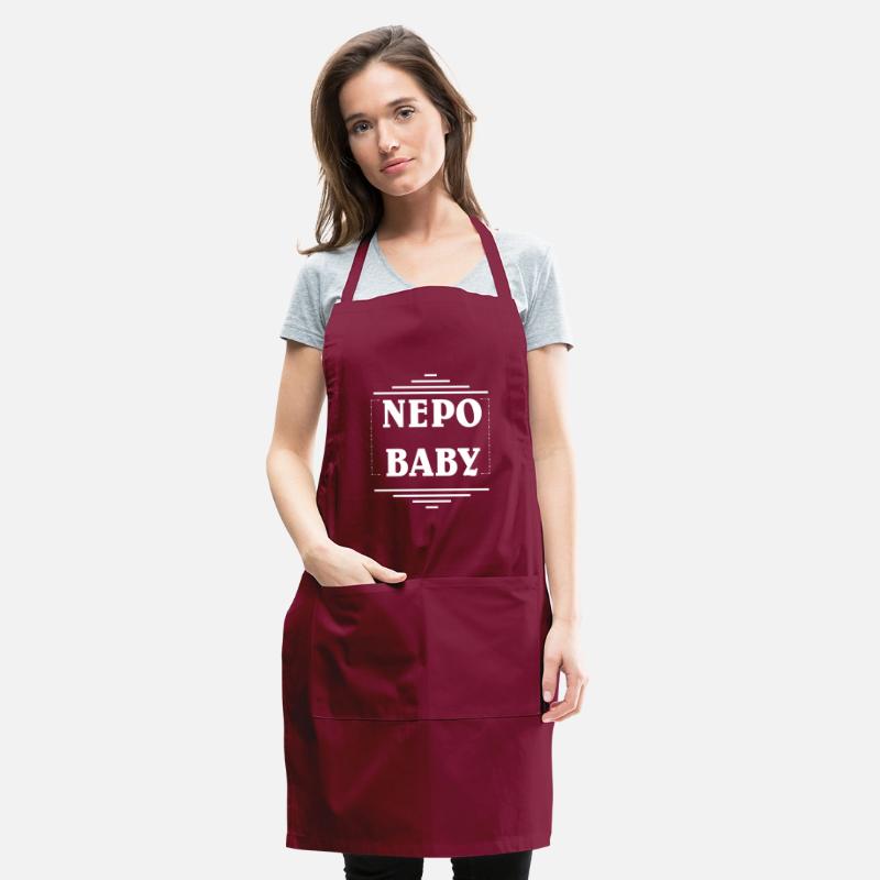 "nepo baby" in plain white letters - cos something