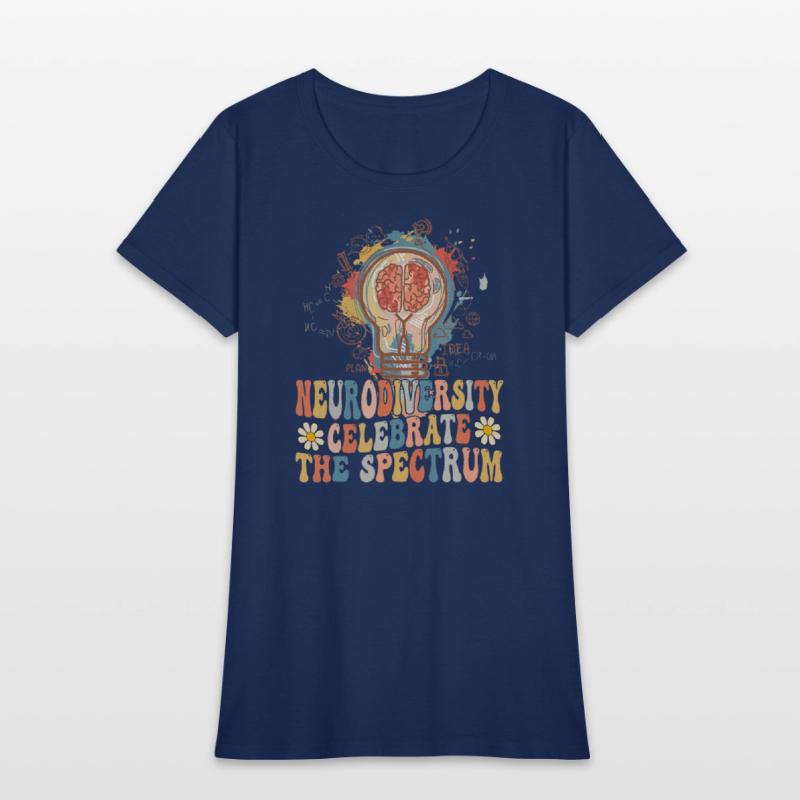 Neurodiversity celebrate the spectrum Brain Autism