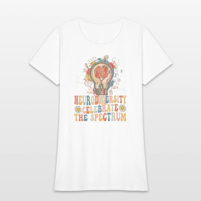 Neurodiversity celebrate the spectrum Brain Autism