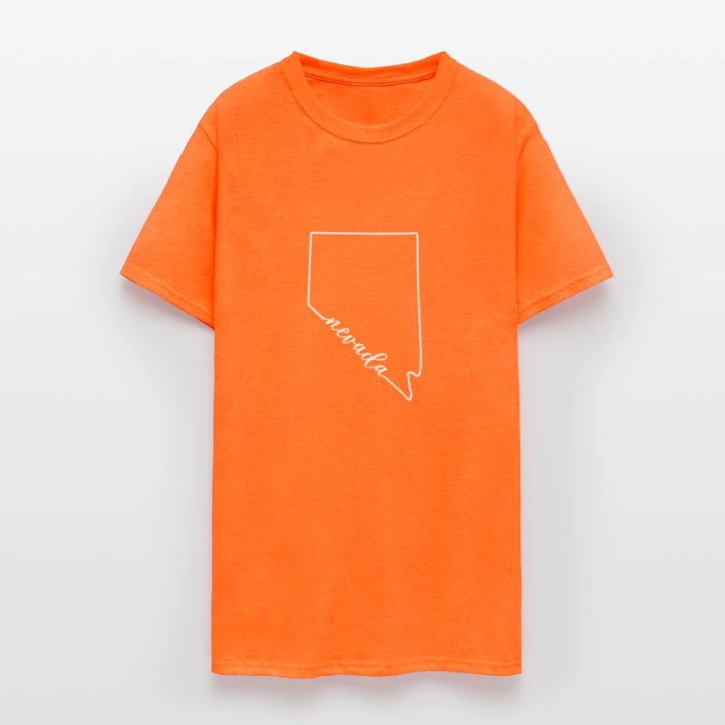 Nevada Cursive Silhouette Home State Pride
