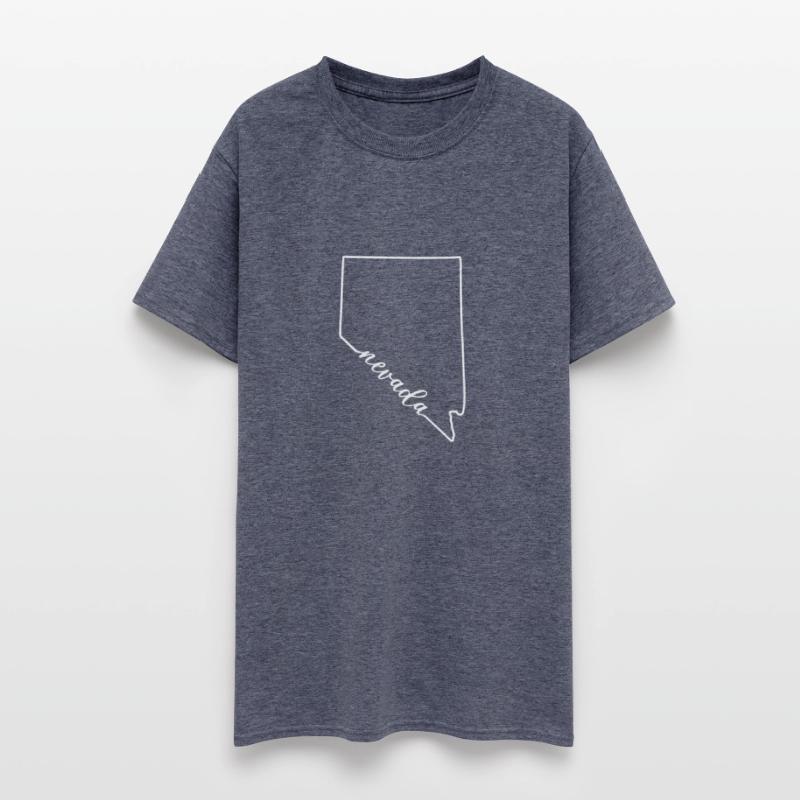 Nevada Cursive Silhouette Home State Pride