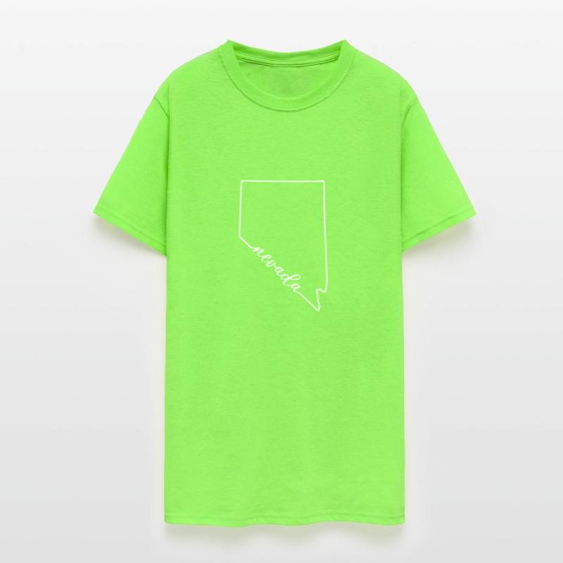 Nevada Cursive Silhouette Home State Pride
