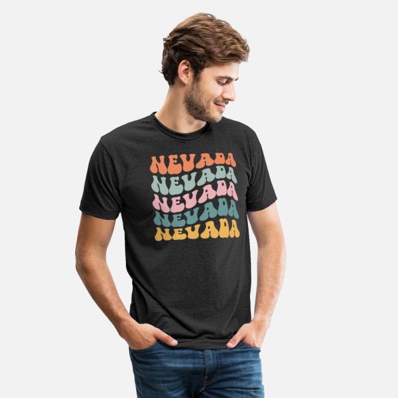 Nevada State Nevadan Pride Groovy Retro Vintage