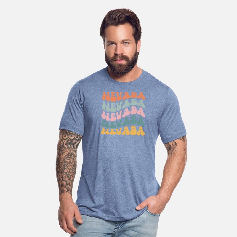 Nevada State Nevadan Pride Groovy Retro Vintage