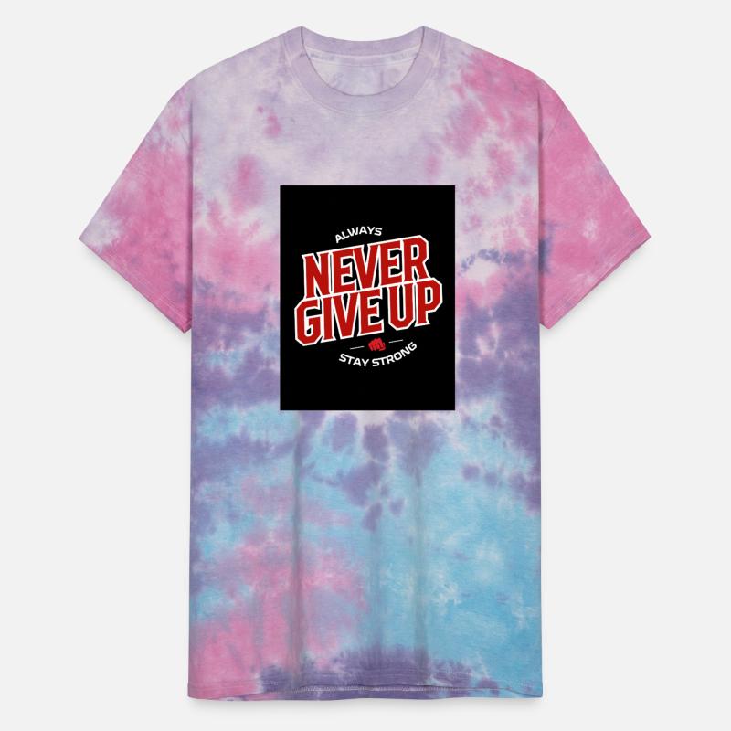 never give up – Minimal Streetwear Tee
