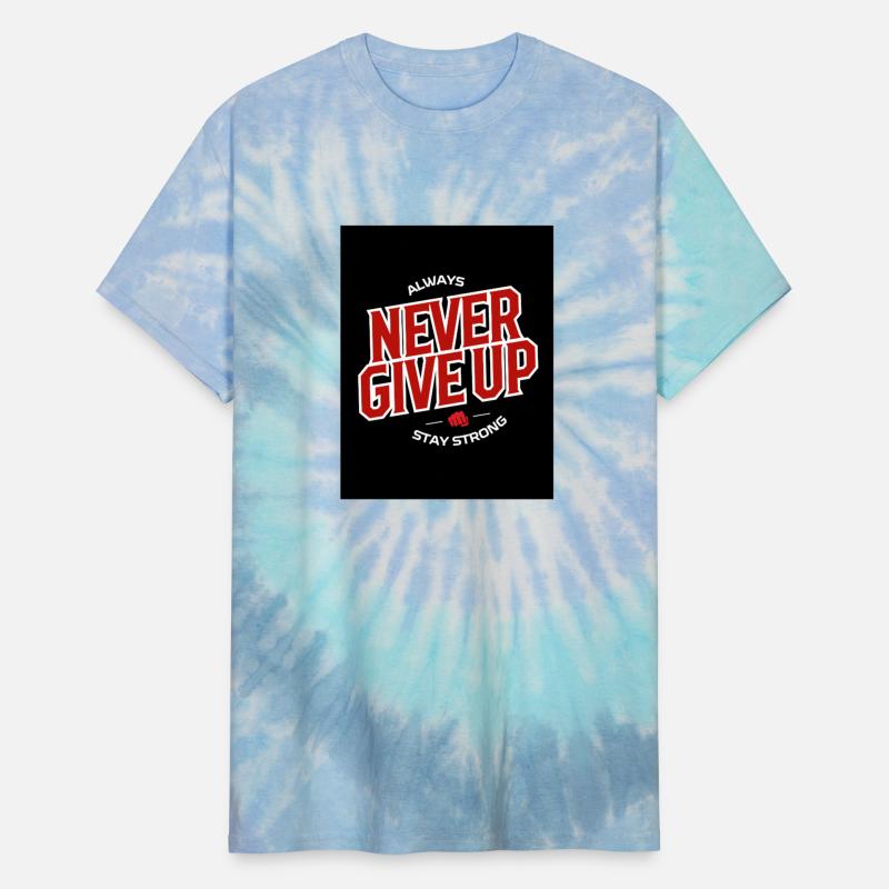 never give up – Minimal Streetwear Tee