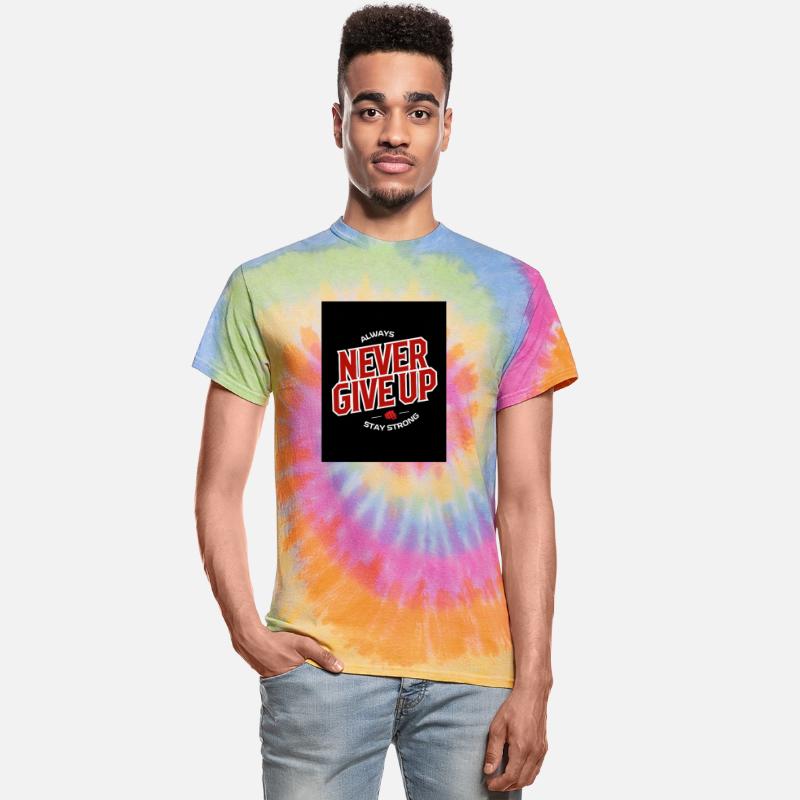 never give up – Minimal Streetwear Tee