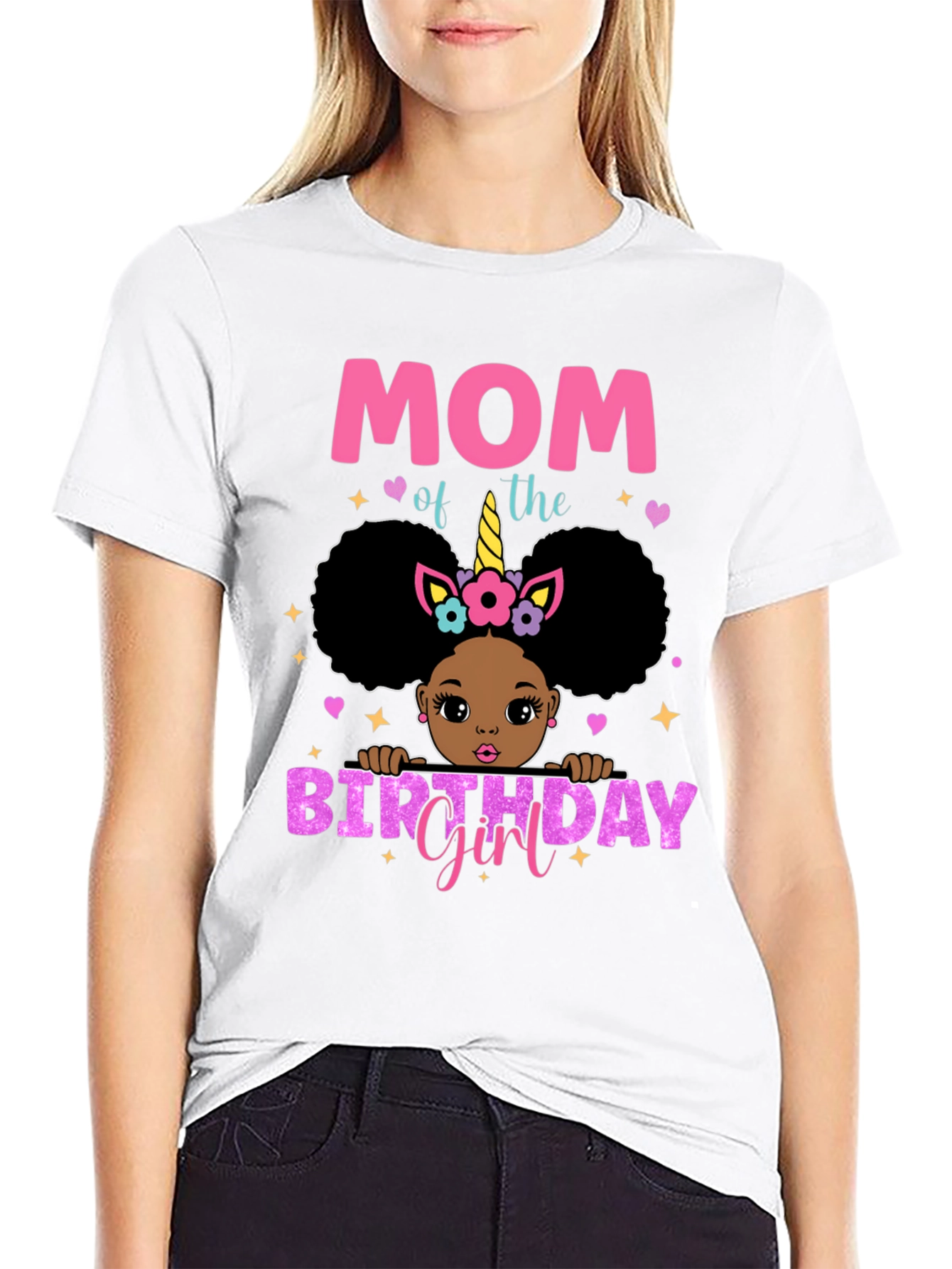 Mom of the Birthday Girl T-Shirt