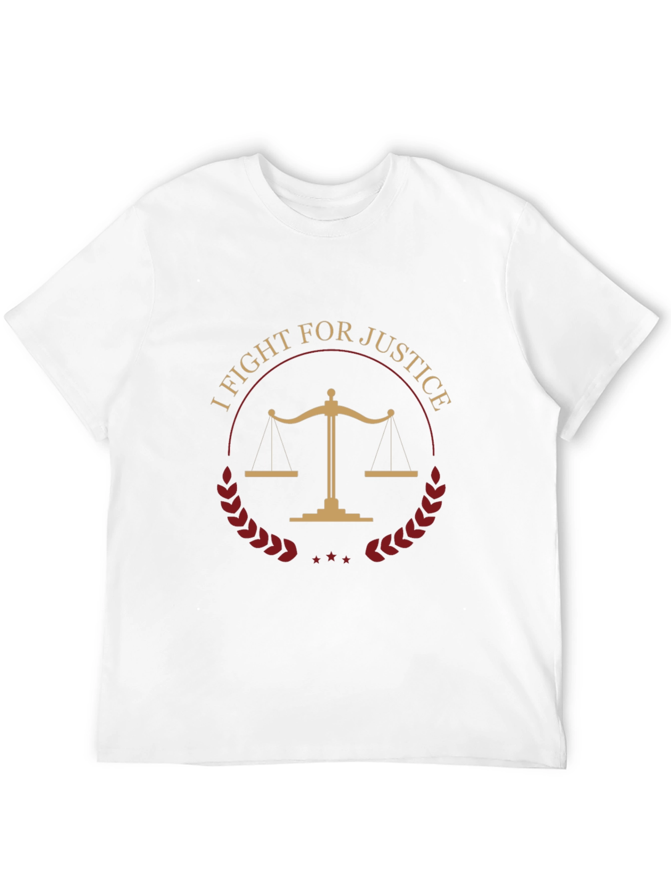 I Fight For Justice Scales T-Shirt