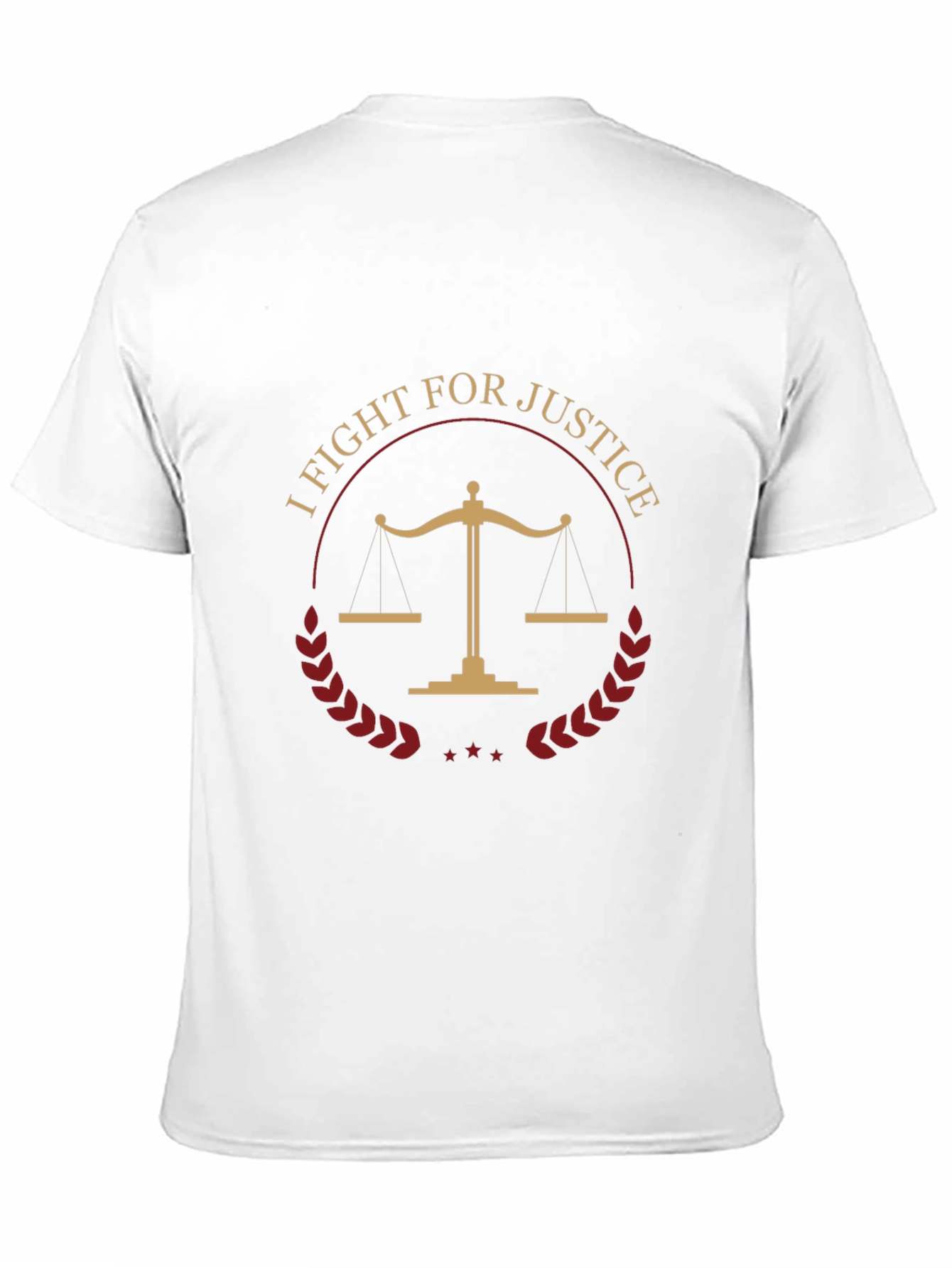 I Fight For Justice Scales T-Shirt