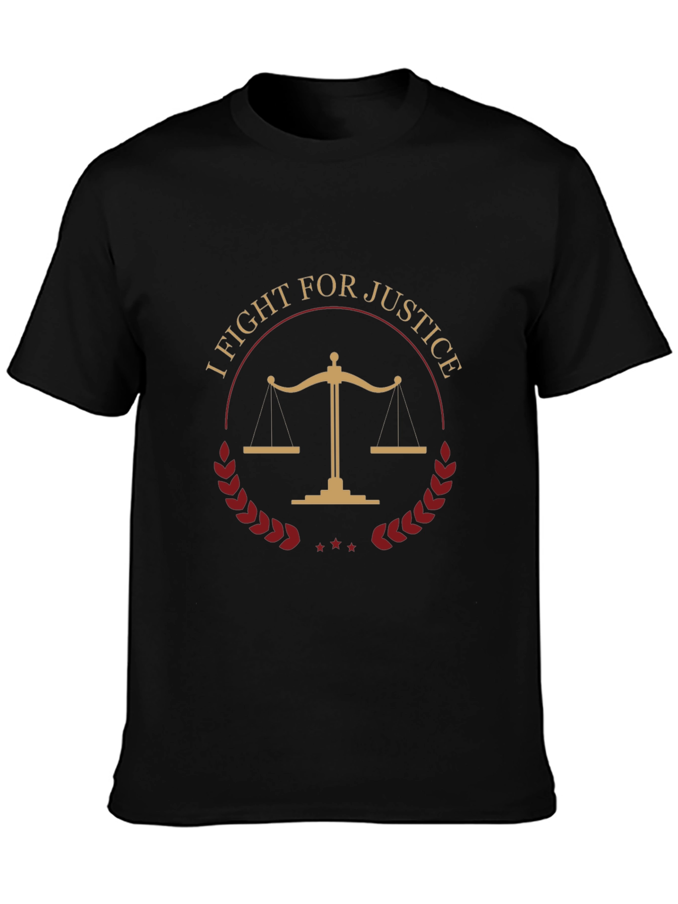 I Fight For Justice Scales T-Shirt