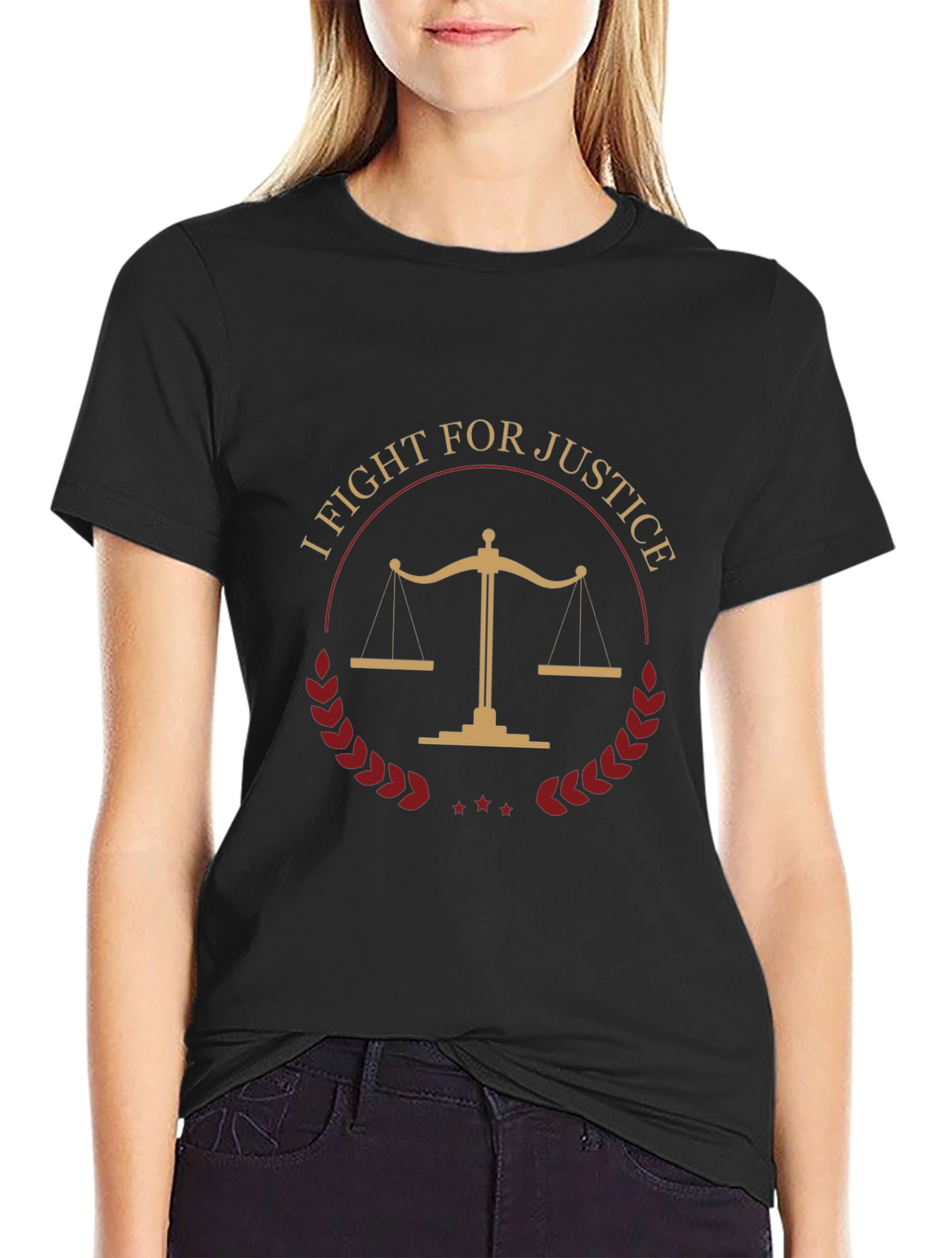 I Fight For Justice Scales T-Shirt