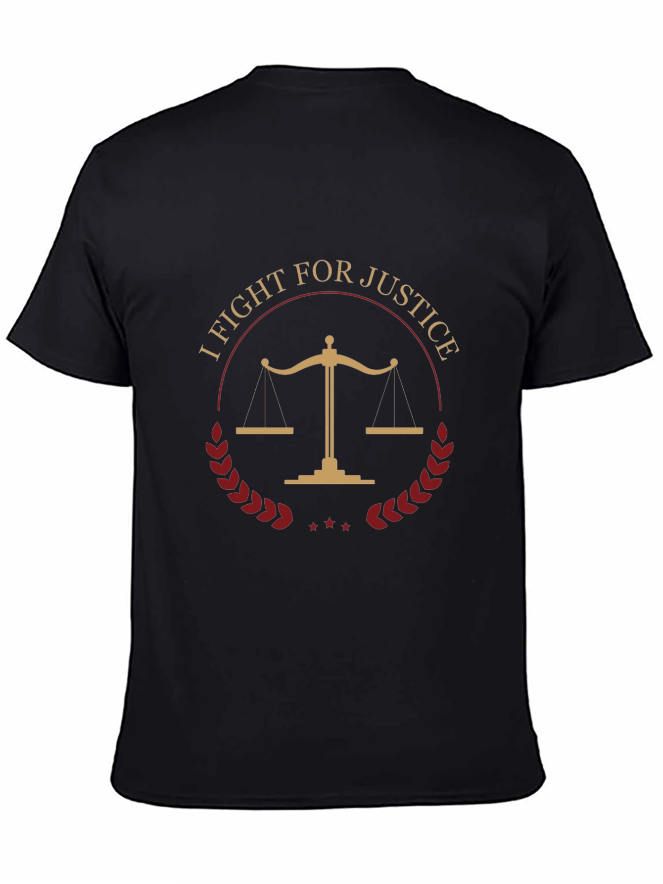 I Fight For Justice Scales T-Shirt