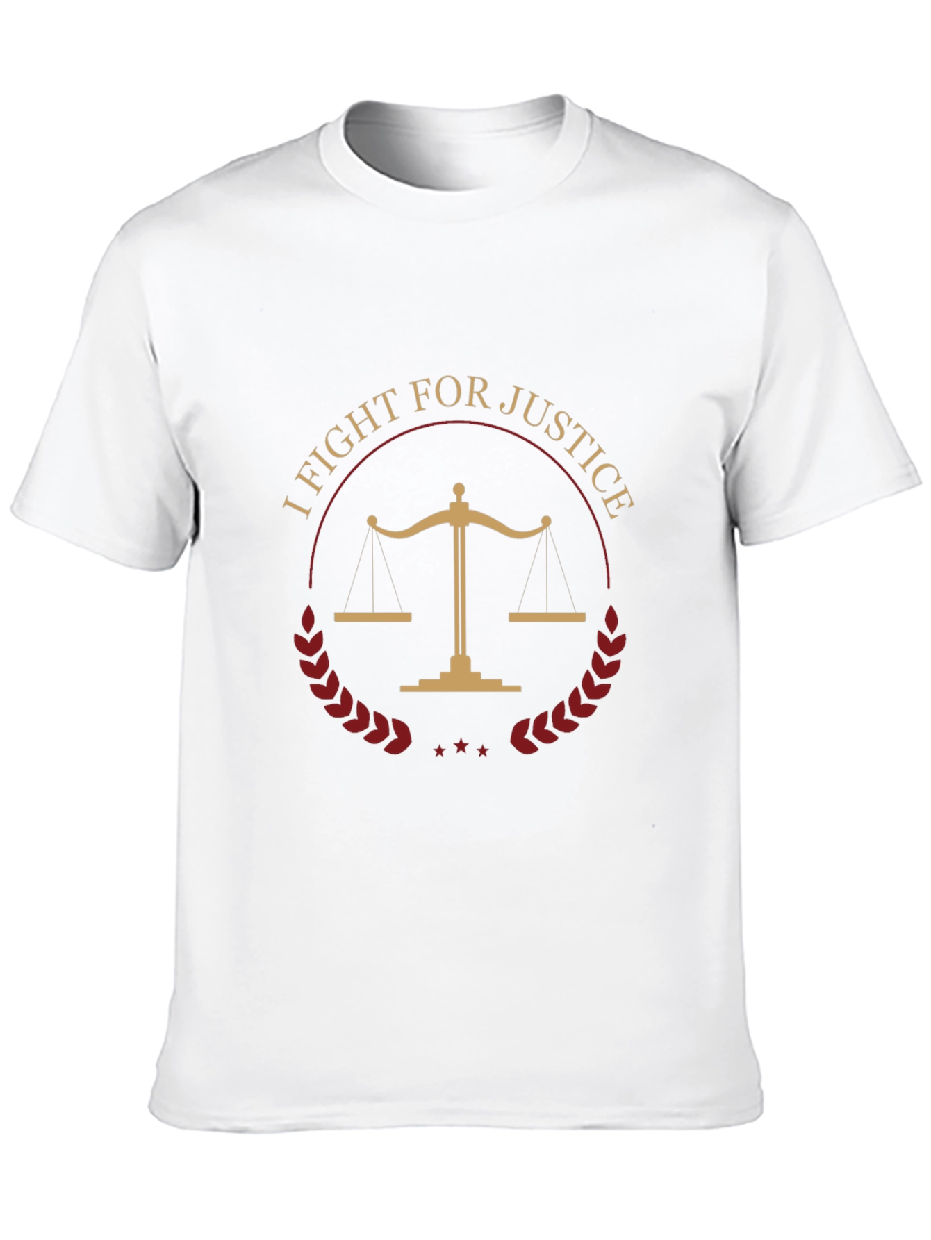 I Fight For Justice Scales T-Shirt