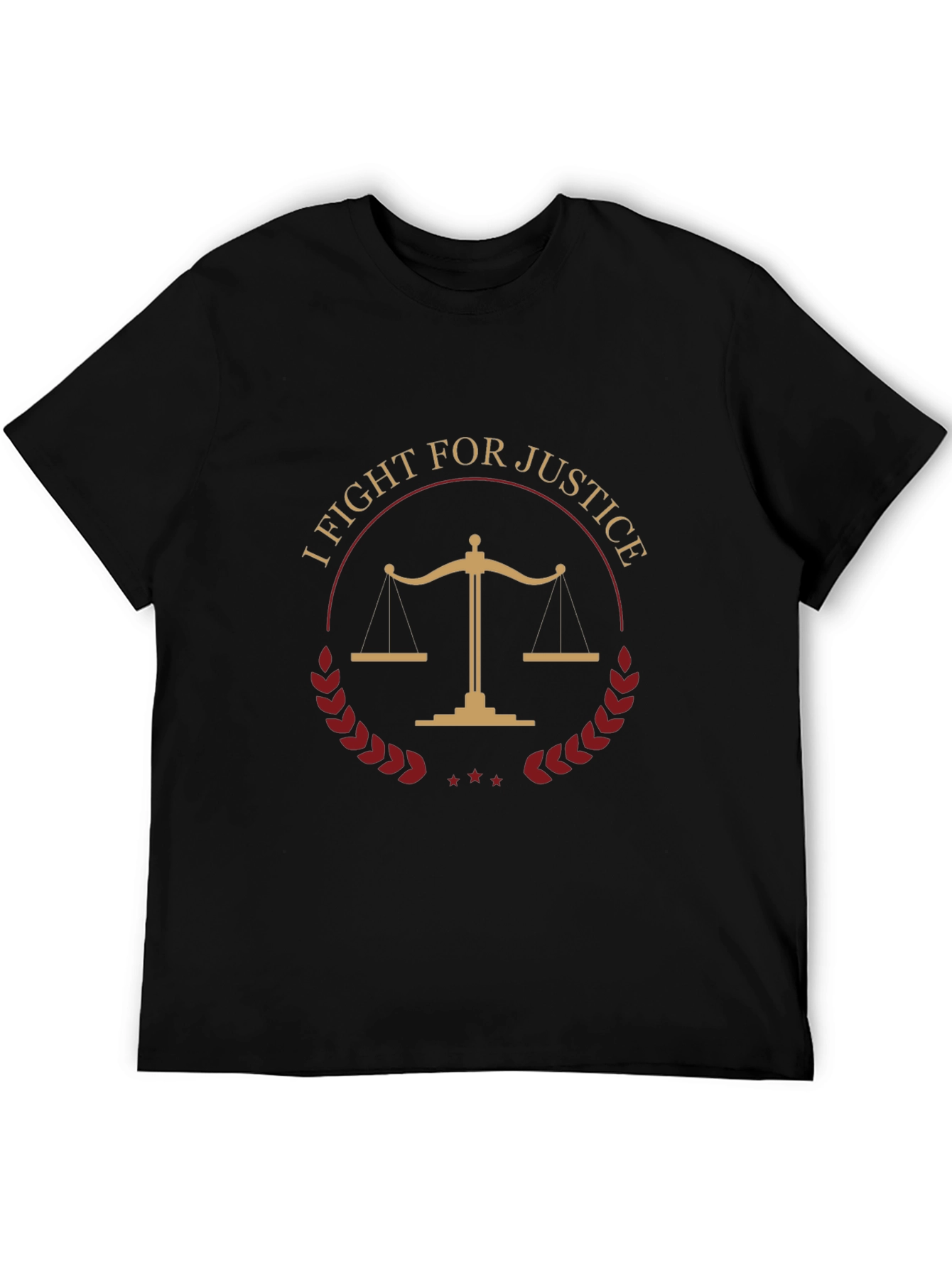 I Fight For Justice Scales T-Shirt