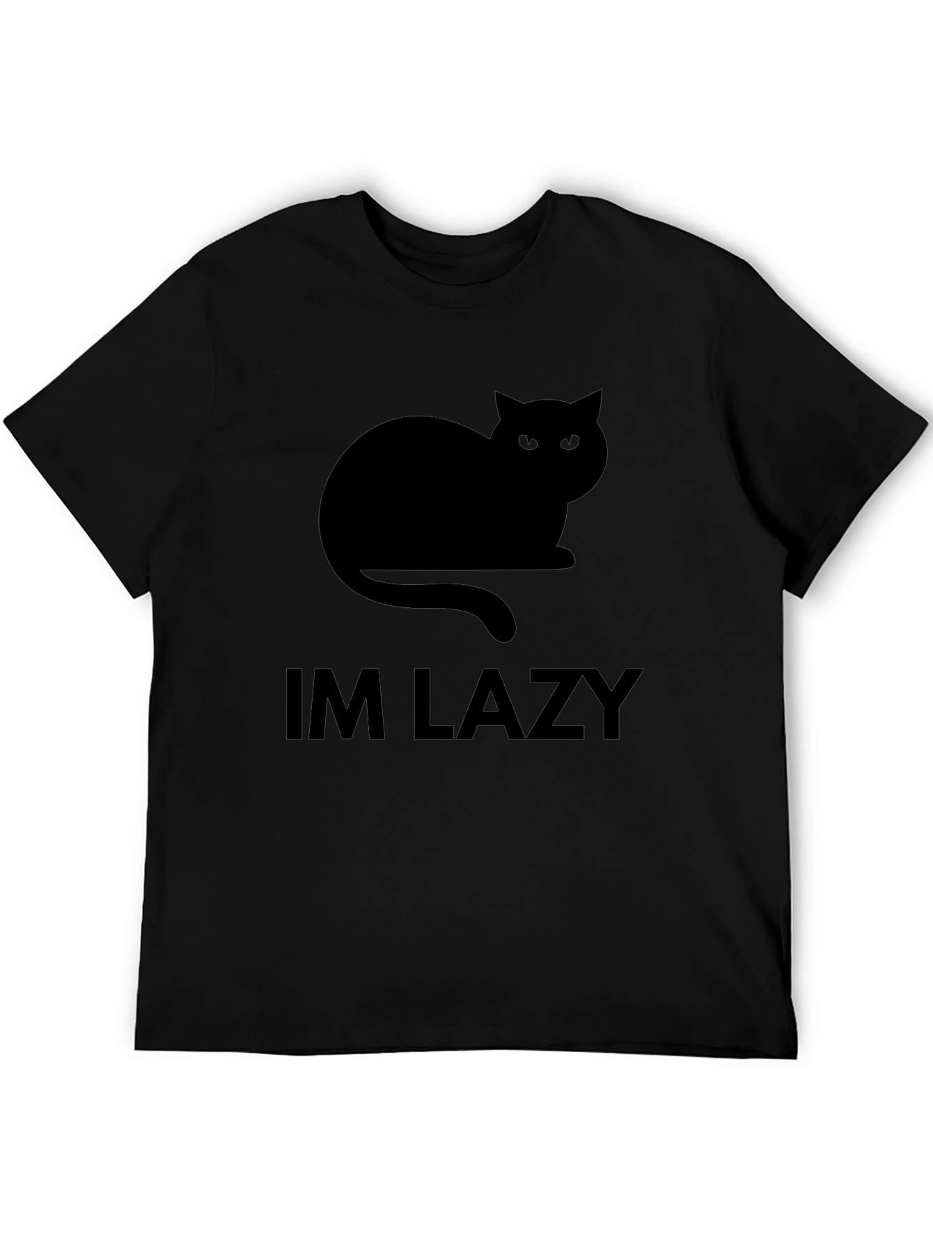 Im Lazy Cat Graphic Tee - Relaxed Fit