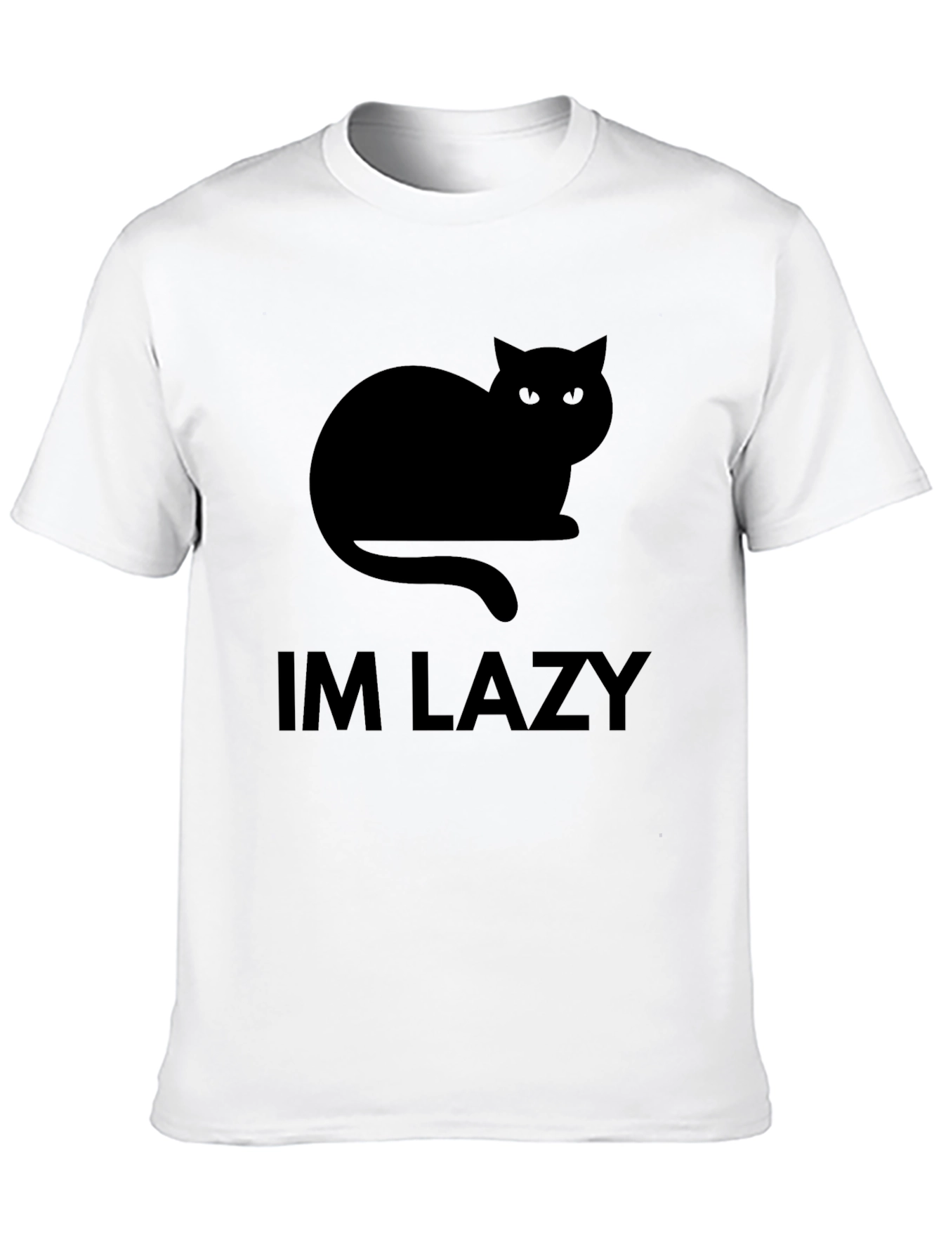 Im Lazy Cat Graphic Tee - Relaxed Fit