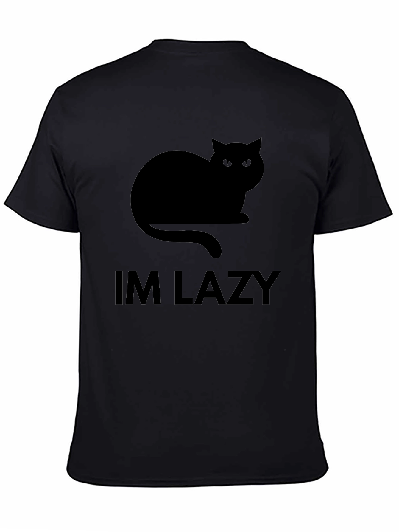 Im Lazy Cat Graphic Tee - Relaxed Fit