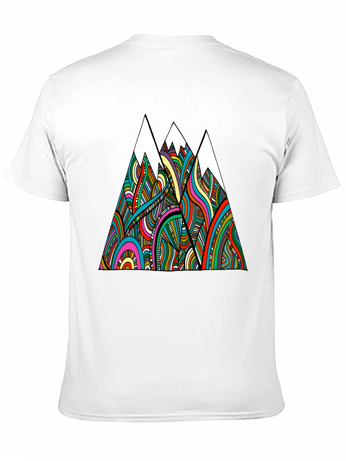 Psychedelic Mountain Graphic Tee
