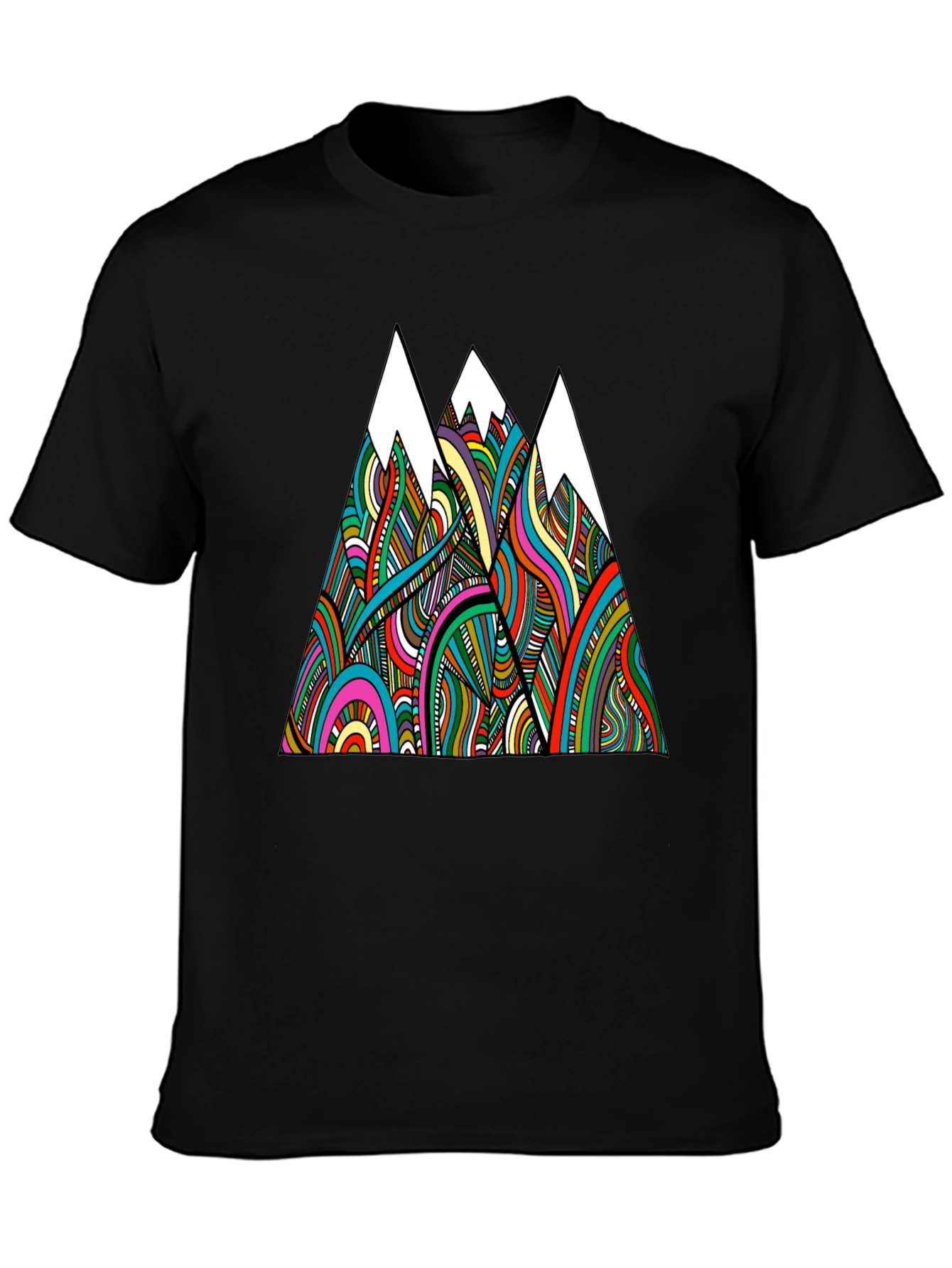 Psychedelic Mountain Graphic Tee