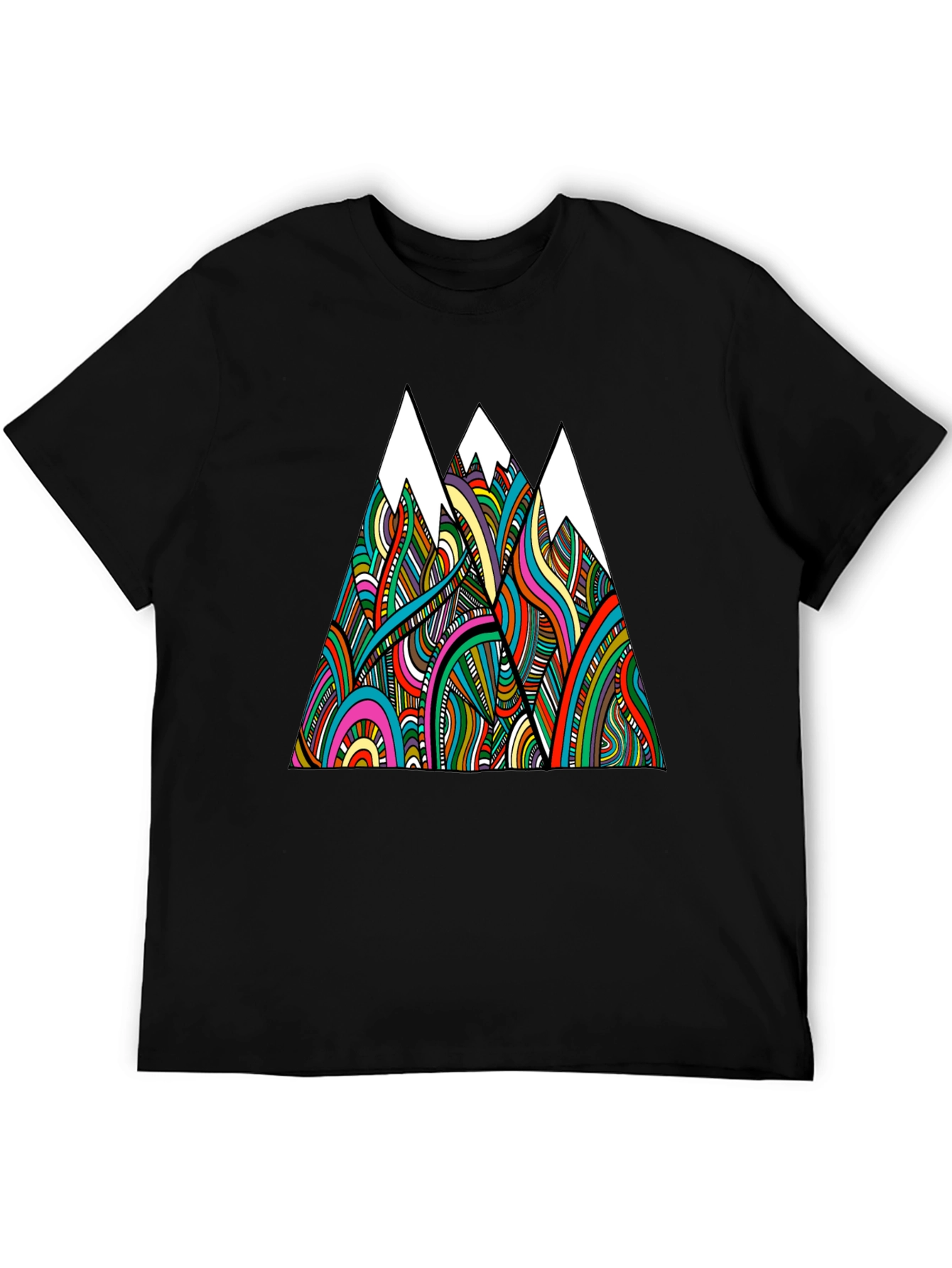 Psychedelic Mountain Graphic Tee