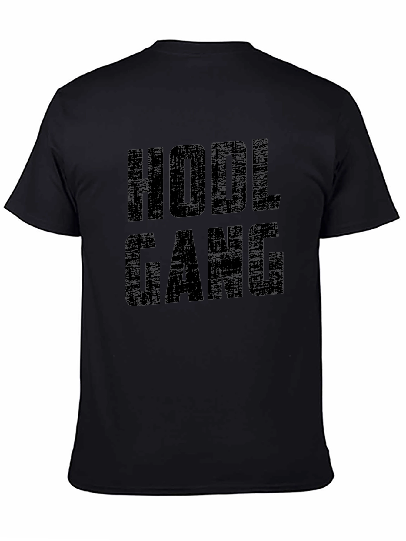 HODL Gang Black Graphic Tee - Crypto T-Shirt