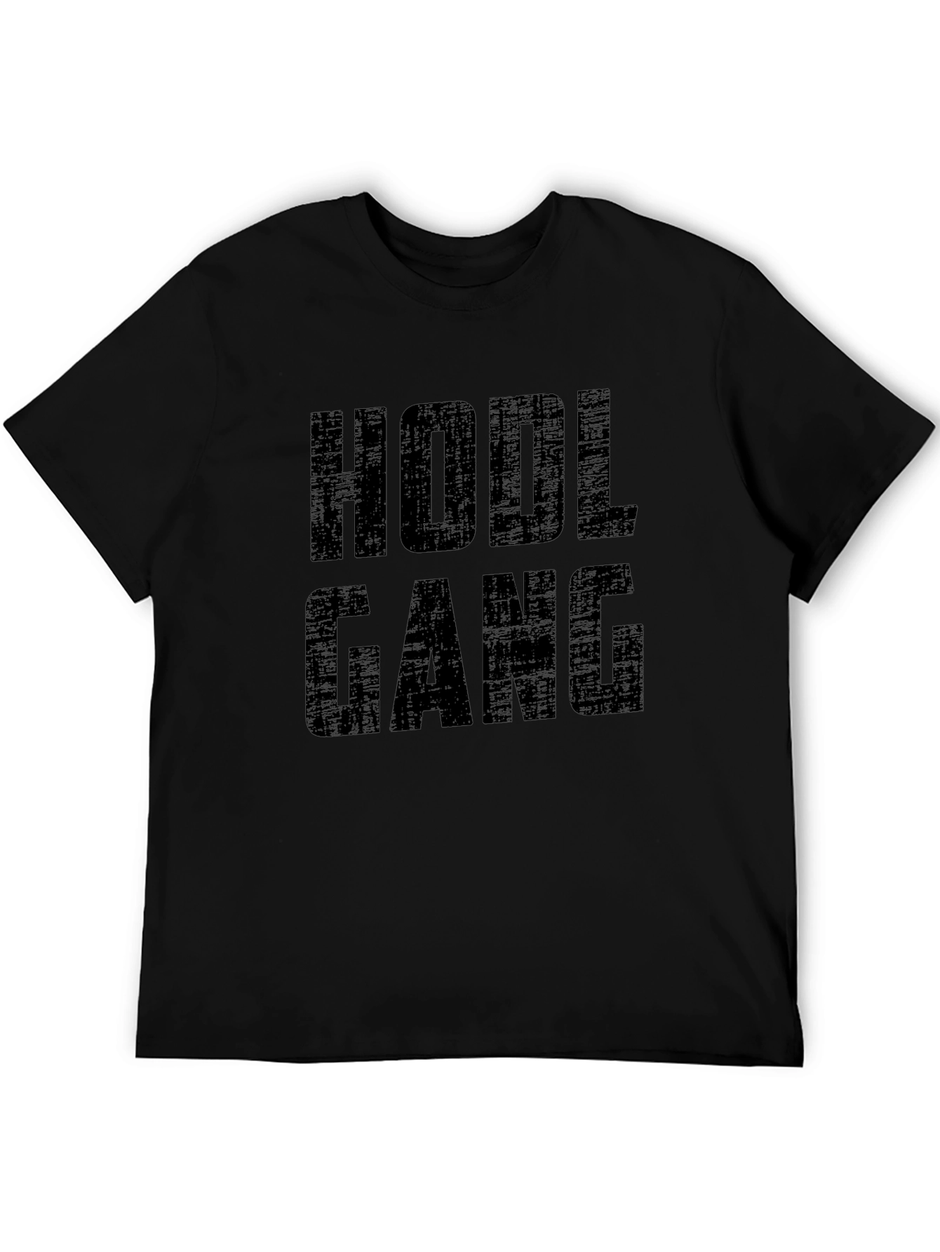 HODL Gang Black Graphic Tee - Crypto T-Shirt