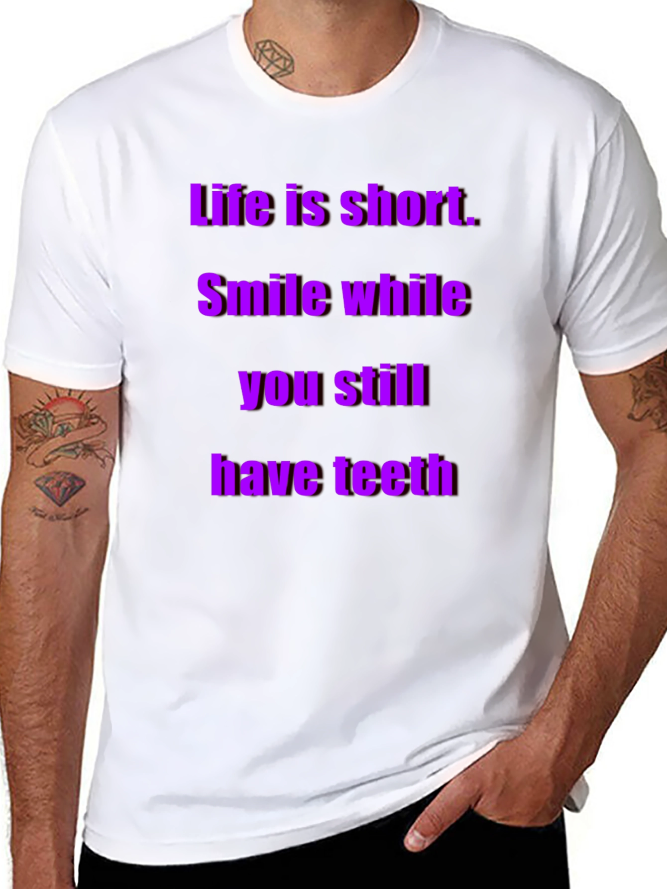 Life is Short Smile T-Shirt